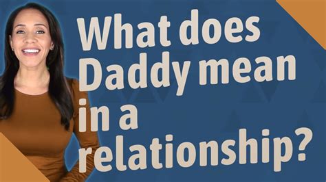 double meaning of daddy|what does daddy uh mean.